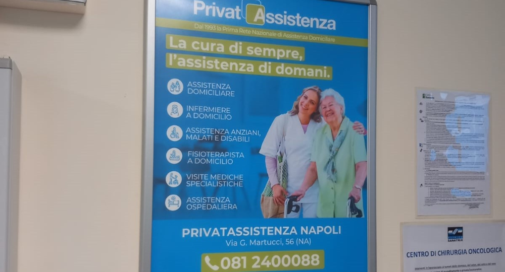 Il Centro PrivatAssistenza Napoli Chiaia presente anche presso la Clinica Sanatrix